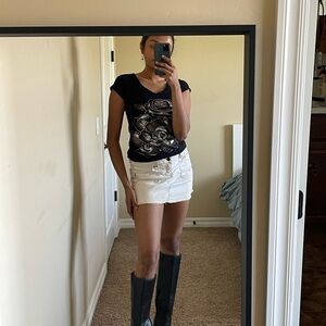 WET SEAL floral graphic tshirt